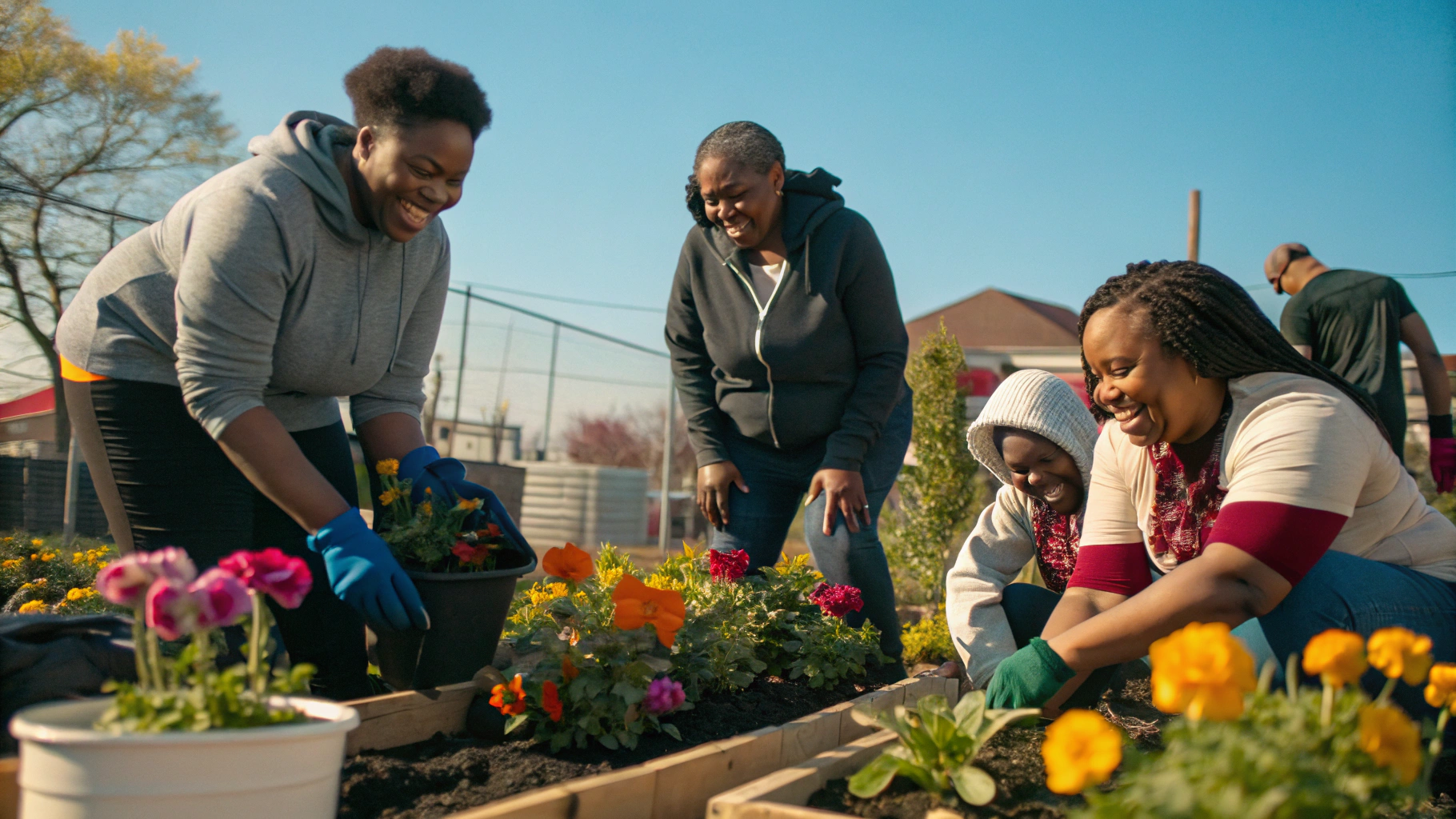 After: Neglected Backyard to Community Hub