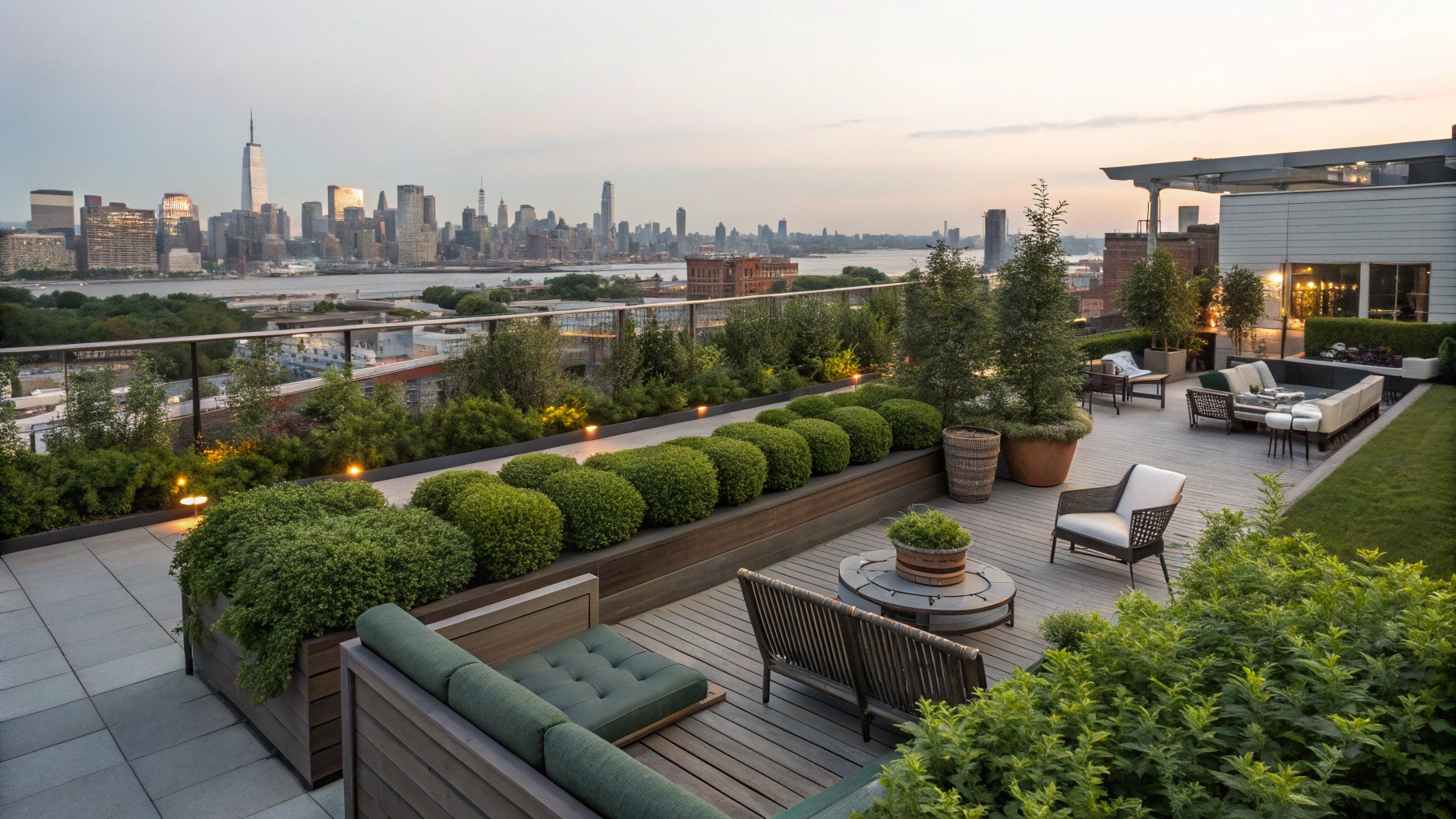 After: Urban Concrete to Rooftop Oasis